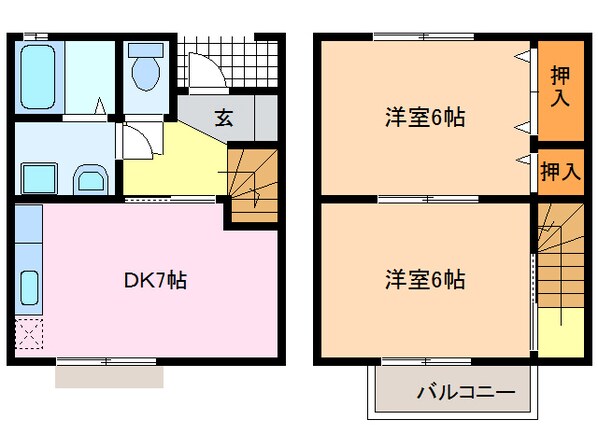 エミールの物件間取画像